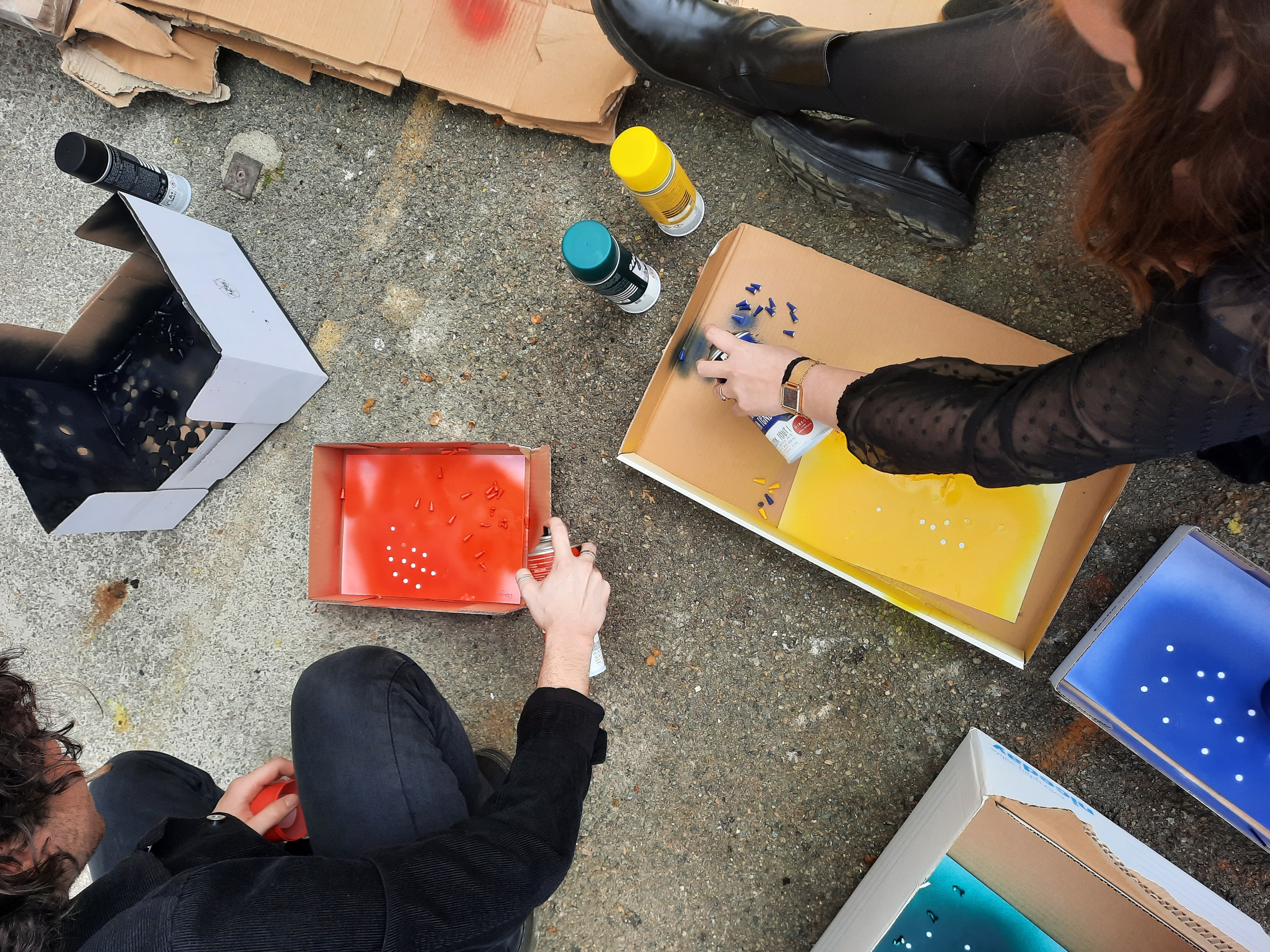 Finition des peintures