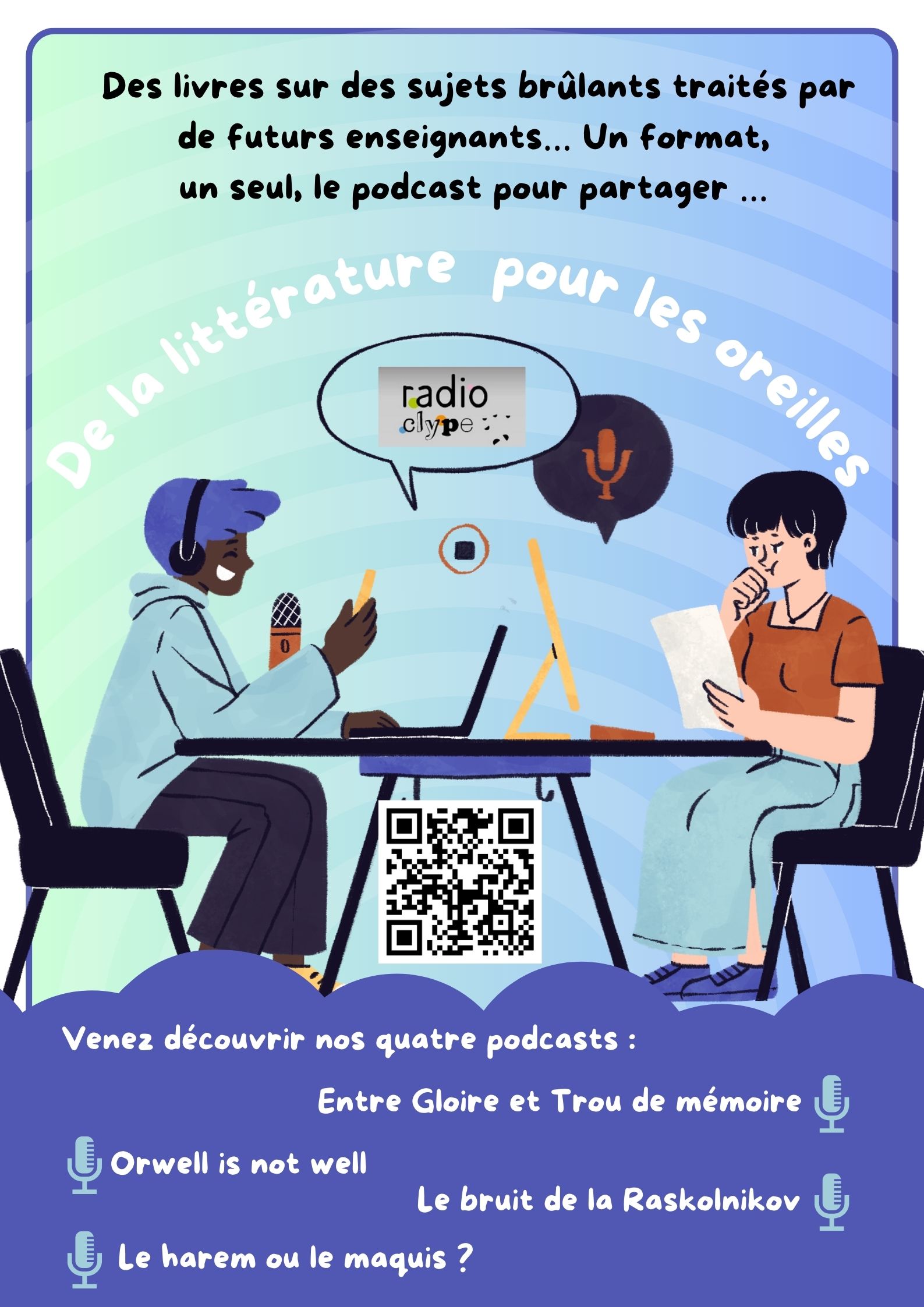 Affiche de l'atelier 2023-2024